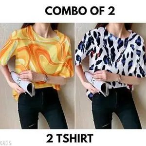 Trendy Women’s T-Shirt – Soft, Stylish, and Comfortable Tee for Everyday Fashion and Casual Wear Design No SH-P3887-XL