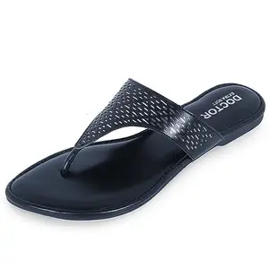DOCTOR EXTRA SOFT Women's Flat Memory Foam Slippers/Flip-Flops Fancy Fashion Stylish Flat Casual Comfortable Diabetic Orthopedic Orthocare Lightweight Synthetic Slipon Sandals for Girls/Ladies D-651