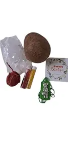 Eco friendly Bal Krishna Rakhi (Dark green 2)