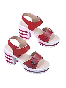 WalkTrendy Womens Synthetic Maroon Sandals With Heels - 3 UK (Wtwhs531_Maroon_36)