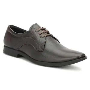Men's Brown Pure Leather|Lifestyle Casuals Formal Shoe for Men 07 (UK/India)