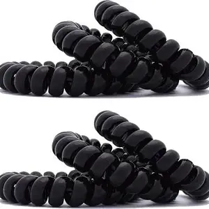 AARTISAI - 10 Pcs of Spiral Hair Ties, Seamless Elastic Hair Tie, No Create Hair Coil Set Hair Ring Phone Cord, Traceless Elasstic Hari Tiet Ponytail Holder Rubber