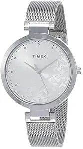 TIMEX Analog Watch for Women with Round Dial & Water Resistant Women's Wrist Watches
