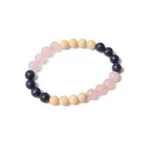 gemsrush wear the rare Gemsrush Cancer Zodiac Sign Stretchable Bracelet | Lapis Lazuli & Dolomites Astrology Bracelet for Strength Success | Elegant Beaded Bracelet for Men & Women | Gift for Astrology Lovers