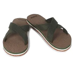 ECOMAN wooden slipers for men and boys vegan friendly (Green). (6)