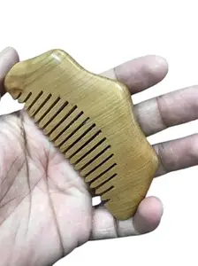 New warsi Art Sandalwood Hair Comb: Handcrafted for Smooth, Frizz-Free Hair, Naturally Antibacterial and Gentle on Scalp, Perfect for Styling, Detangling, and Enhancing Hair Health."