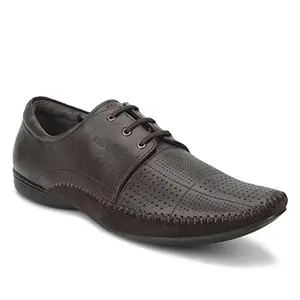 Red Chief Formal Derby Shoes for Men Brown