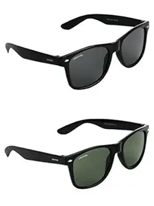 Creature Black & Green Sunglasses Combo with UV Protection (SUN-001-003)