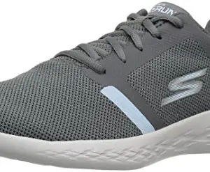 Skechers womens GO RUN 600 - CHARCOAL/BLUE Running Shoes -7 UK (10 US) (15069)