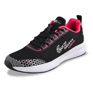 Campus Women's Beach Running Shoes BLK/Rani - 6UK/India
