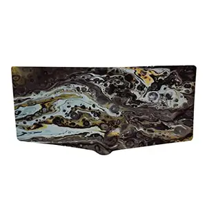 CRAFTSEVER Canvas Wallet for Men and Boys 6 Card Holder Wallet,bi fold Canvas Printed Genuine Wallet and Purse Card Holders for Men (Blue)