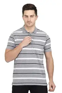 GODFREY Polo T Shirt for Man with Pocket - Half T Shirt for Men Cotton