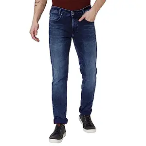 MUFTI Men's Regular Jeans (MFT-28224-O_99-Blue-DEEP_36)