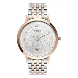 TIMEX Analog Watch for Men with Round Dial & Water Resistant Man's Wrist Watches