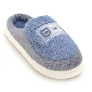 CASSIEY Winter Fur Slippers for Men's And Boy's Bear to Slipper Home Indoor Home | Soft Cotton Fur Slipper For Men