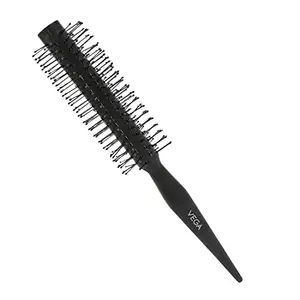 Vega Professional Curling Hair Brush (India's No.1* Hair Brush Brand) For Adding Curls, Volume & Waves In Hairs| Men and Women| Color May Vary (E2-PR)