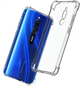 ASLIVE Back Cover for Redmi Mi 8 Mobile for OG Transparent Silicon Back Cover Pack of 1