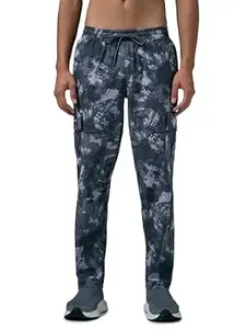 TECHNOSPORT Men's Polyester Stretchable Cargo Pants with UPF50+, Quick Dry for Gym, Sports & Regular Use