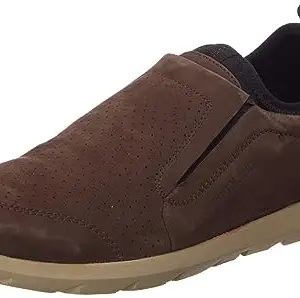 Woodland Men's Dbrown Leather Casual Shoes-6 UK (40 EU) (GC 2434117HK)