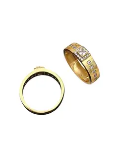 Stylish Men's Designer Ring Diamond Gold Ring For Men Ring/Gold Ring||JEWELRYRING-214-25