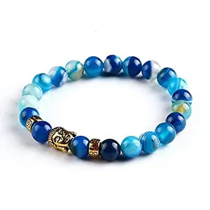 Hot And Bold Reiki Feng-Shui Crystal Natural Semi Precious Gem Stone Beads Hand Bracelet. Unique Birthday Gift for Men, Women, Boys & Girls.