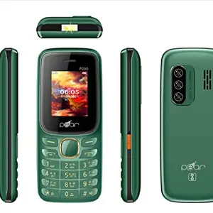 PEAR P200 (Green) Phone with 1.8 INCH Display,3000 MAH Battery,Contains Many Indian Language,Vibration price in India.