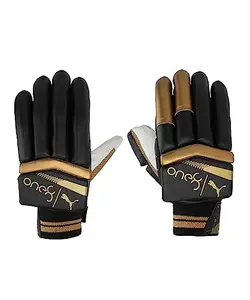 Puma Mens one8 2.2 Batting Glove, Black-Gold, M (4191801)