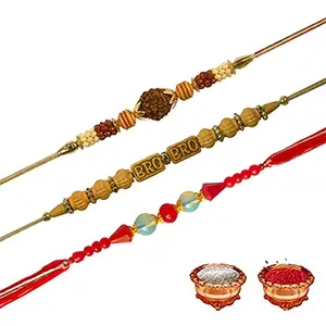 Manonita Rakhi Gift for Brother, bhaiya bhabhi, Gift Set (Rakshabandhan Mug, Roli,Chawal) BM-BN-BZ