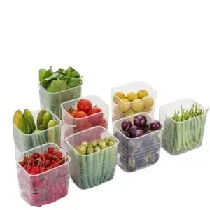 Premium Fridge Storage Space-Saving Refrigerator Side Door Organizer - 1000 ml (Pack of 8)|Design - for Home and Kitchen