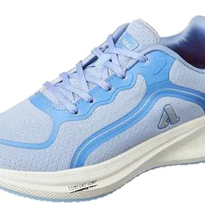 Aqualite Women Valentine Shoes, Sky Blue Silver, 7 UK/India