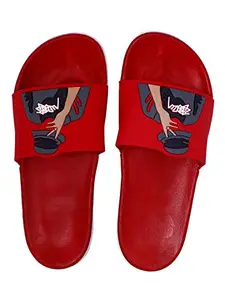 AADI mens MRJ1545 Red Flip-Flop - 7 UK (MRJ1545)