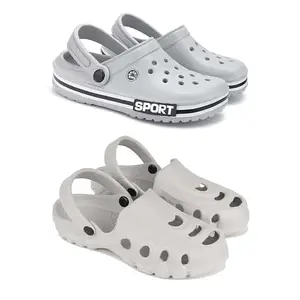 Men's Sandals Clogs | Lightweight Wear| Stylish & Easy to Wear For Men's GP-SAN-(2-COMBO)-3016-3135-8