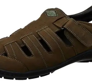 Lee Cooper Men's LC6469C Leather Sandal_LC6469C_Olive_41