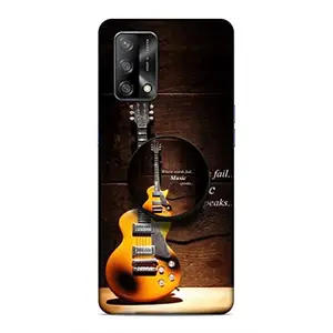 Screaming Ranngers Screaming Ranngers Designer Printed Hard Matt Finish Mobile Case Back Cover with Mobile Holder for Oppo F19 (Guitar/Instrument)