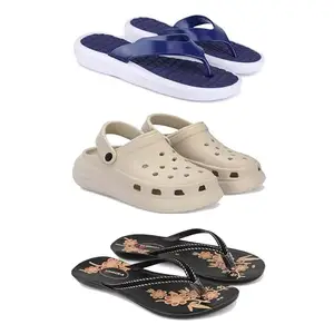 Women's Comfortable Sandal,Casual Lightweight Sandal for Everyday Wear | (COMBO-3)-1859-OO1-O20-5-EURO-36