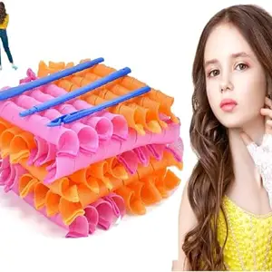 Verbier Hair Curlers Spiral Curls Styling Kit, No Heat Hair Curlers,Hair Rollers Wave Styles,Heatless Spiral Curlers for Women Girls Short Long Hair Styling Tools Set of 18 Multicolor