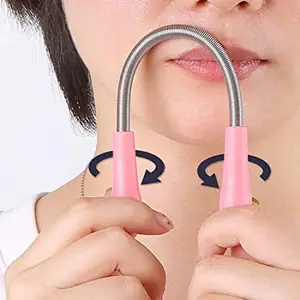 RAGHUVIR (PACK OF 5) Woman Epilator Manual Facial Hair Remover Stick Face Body Hair Remover Eyebrow Face Epilator Threading Tool Hair Cleaning Remove Cleaner Spring Tools Chin Cheek Mustache Upper Lip
