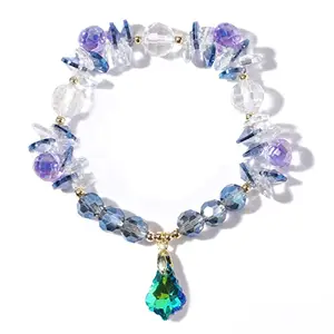 Peora Gold Plated Beads Studded Bracelet Stylish Fashion Jewellery Gift for Girls & Women (PX9B124)