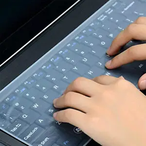 VOLTAC Essentials Universal Silicone Keyboard Protector Skin for 15.6-Inches Laptop (5 X 6 X 3 Inches)