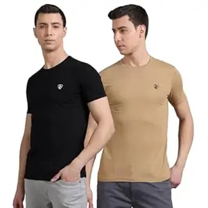 HIBEX POLO Men's Tshirt- Round Neck Half Sleeve Combo Tshirt | Pack of 2 or 3