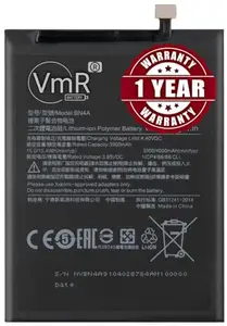 VMR BATTERY Original BN4A Battery Compatible for Xiaomi Redmi Note 7 | Redmi Note 7S | Redmi Note 7 Pro - (4000mAh) - 1 Year Warranty