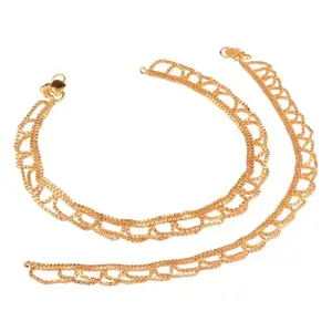 Efulgenz Chain Ankle Bracelet Anklet Set Tassel Jewelry for Women
