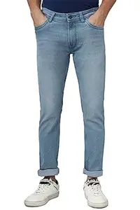 Peter England Men's Neo-Slim Fit Stretchable Jeans