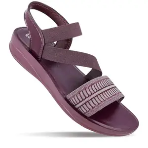 WALKAROO Sandal For Womens|Stylish and Comfortable|Casual Wear |WL7883- Dark Grape