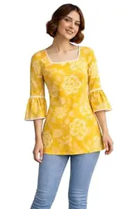 Women's and Girls Short Kurti in TopsTunic | Ladies Ethnic Tunic
