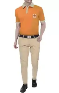 BOMBAY MS Indian oil petrol pump uniform SHIRT WITH PANT(1 SET,IOCL) DRESS (42,34)