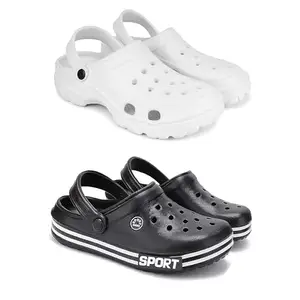 Men's Sandals Clogs| Lightweight Wear| Stylish & Easy to Wear For Men's GRP-SAN-(2-COMBO)-3122-3014-6