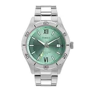 TIMEX Analog Watch for Men Available in Multicolor Dial & Silver Stainless Steel Bracelet Band - Water Resistant Wrist Watches