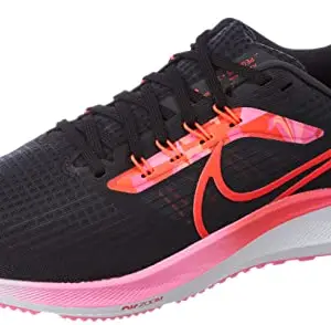 Nike Womens WMNS AIR Zoom Pegasus 39 Black/Bright Crimson-DK Smoke Grey Running Shoe - 4 UK (FD0388-010)