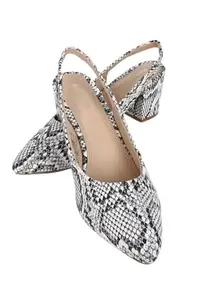 Allen Solly Women White Casual Heels